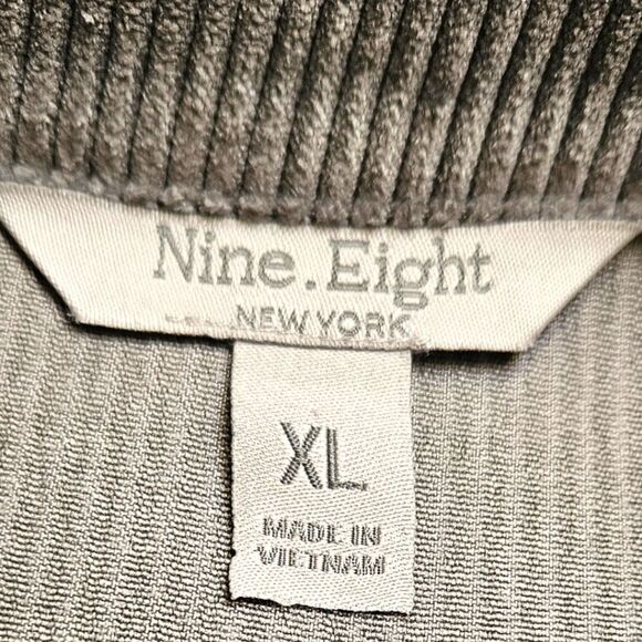NINE. EIGHT NEW YORK Women's Silverado Sage Long Sleeve Corduroy button Up Tunic - Picture 12 of 16